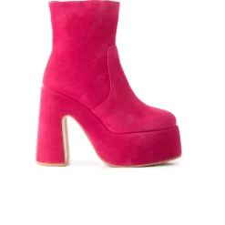 Women L'INTERVALLE Daze Fuchsia Suede
