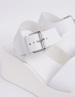 Women L'INTERVALLE Dear White Leather