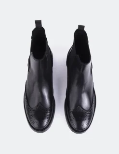 Women L'INTERVALLE Debree Black Leather