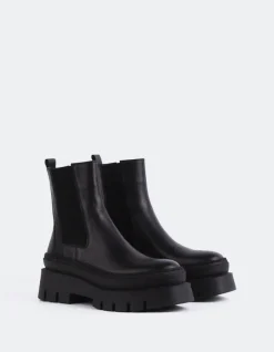 Women L'INTERVALLE Delya Black Leather