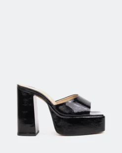 Women L'INTERVALLE Denila Black Naplack/Naplack Noir