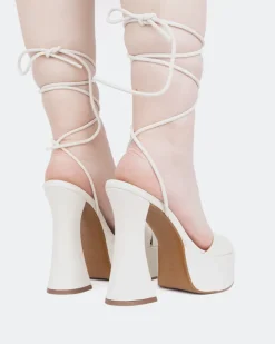 Women L'INTERVALLE Desert Ivory Leather