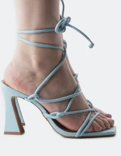 Women L'INTERVALLE Diaplo Blue Leather