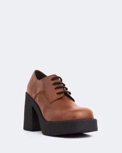 Women L'INTERVALLE Dragon Brown Leather