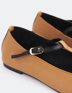 Women L'INTERVALLE Elara Tan Black Leather