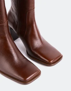 Women L'INTERVALLE Elland Chestnut Leather