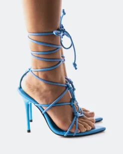 Women L'INTERVALLE Farida Blue Leather