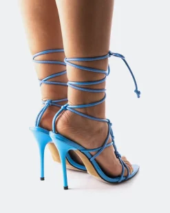 Women L'INTERVALLE Farida Blue Leather