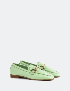 Women L'INTERVALLE Fayette Green Leather