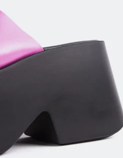 Women L'INTERVALLE Fidèle Fucshia Leather
