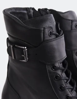 Women L'INTERVALLE Flensburg Black Leather