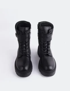 Women L'INTERVALLE Flensburg Black Leather