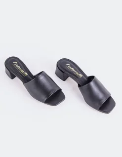 Women L'INTERVALLE Fortunata Black Leather