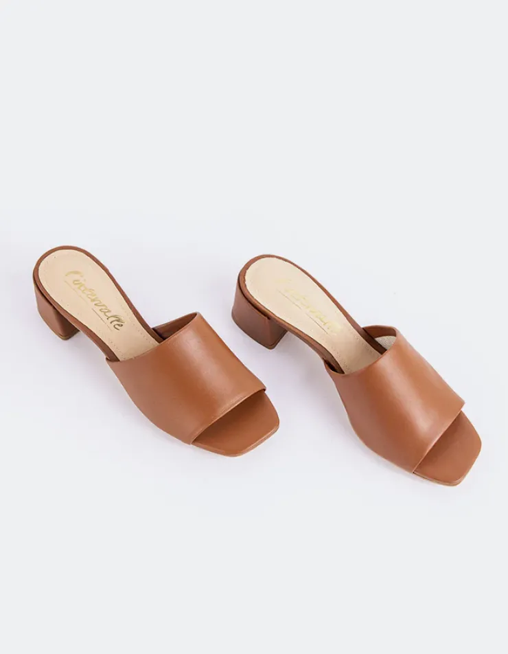 Women L'INTERVALLE Fortunata Cognac Leather