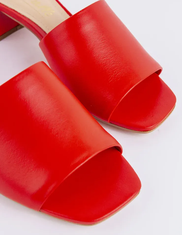 Women L'INTERVALLE Fortunata Red Leather