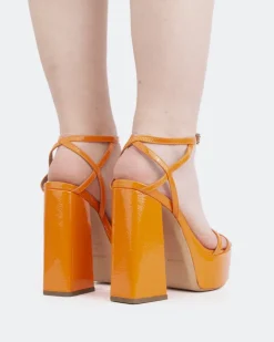 Women L'INTERVALLE Fremont, Orange Naplack/Naplack Orange