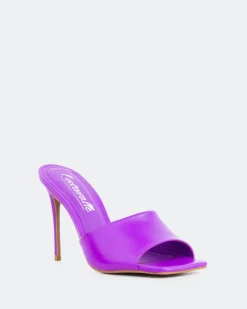 Women L'INTERVALLE Fuego, Purple Leather/Cuir Violet