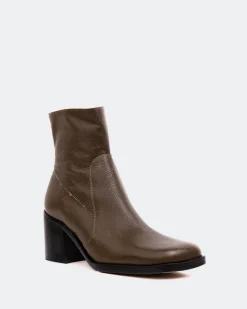 Women L'INTERVALLE Furley Khaki Leather