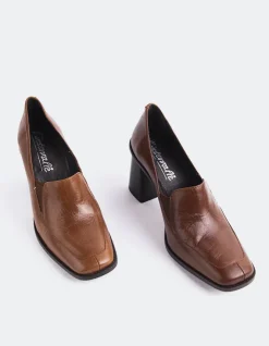 Women L'INTERVALLE Gabiano Chestnut Leather