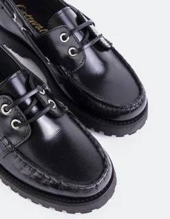 Women L'INTERVALLE Gaia Black Leather