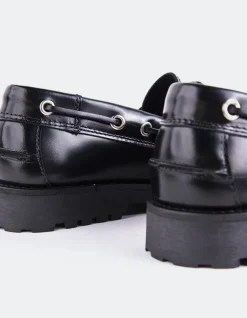 Women L'INTERVALLE Gaia Black Leather