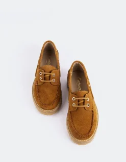 Women L'INTERVALLE Gaia Chestnut Suede