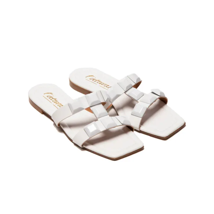 Women L'INTERVALLE Galia White Leather