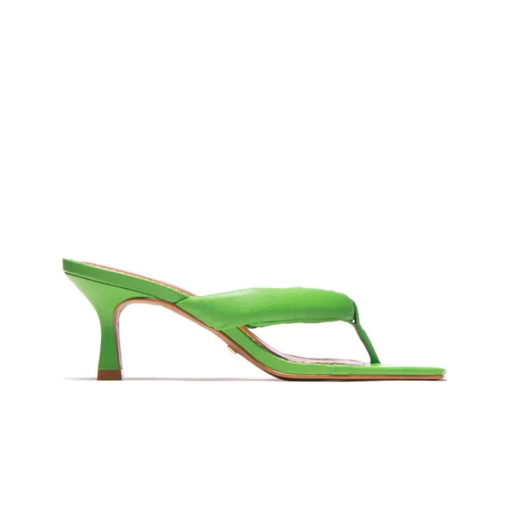 Women L'INTERVALLE Gardenia Green Leather