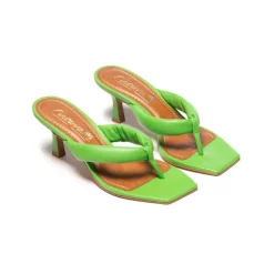 Women L'INTERVALLE Gardenia Green Leather