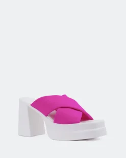 Women L'INTERVALLE Gela Fucshia Lycra
