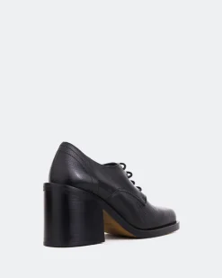 Women L'INTERVALLE Gibson Black Leather