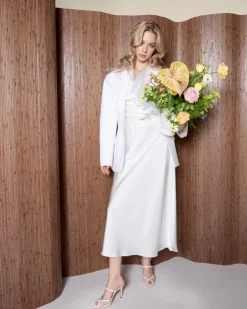Women L'INTERVALLE Gloxinia Off White Leather