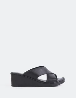 Women L'INTERVALLE Govina Black Leather