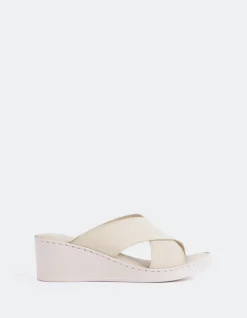 Women L'INTERVALLE Govina Taupe Leather