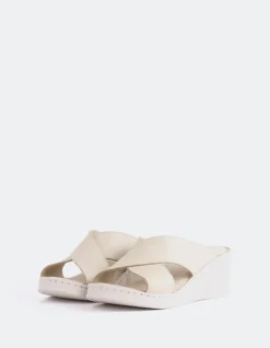 Women L'INTERVALLE Govina Taupe Leather