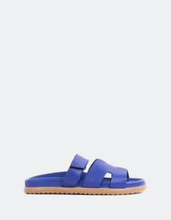 Women L'INTERVALLE Gustave Blue Leather