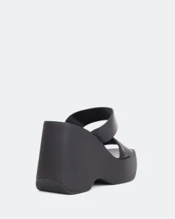 Women L'INTERVALLE Hadid Black Leather