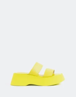 Women L'INTERVALLE Happy Yellow Leather