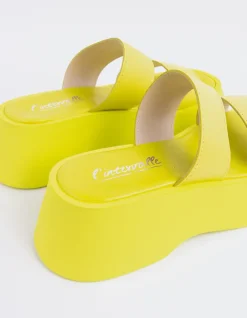 Women L'INTERVALLE Happy Yellow Leather