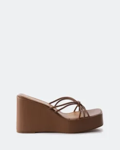 Women L'INTERVALLE Harmonia Tan Leather