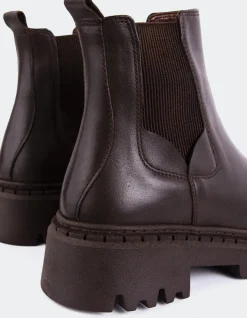 Women L'INTERVALLE Hayes Brown Leather