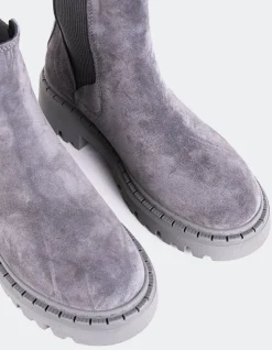 Women L'INTERVALLE Hayes Grey Suede