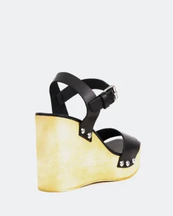 Women L'INTERVALLE Heloise Black Leather