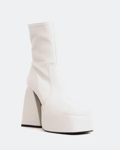 Women L'INTERVALLE Hippie Off White Leather