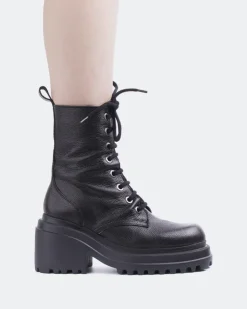 Women L'INTERVALLE Homer Black Leather