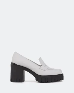 Women L'INTERVALLE Hugo White Leather