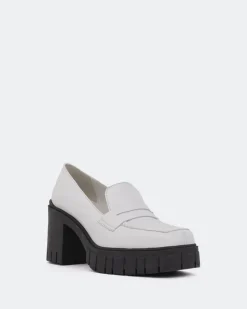 Women L'INTERVALLE Hugo White Leather