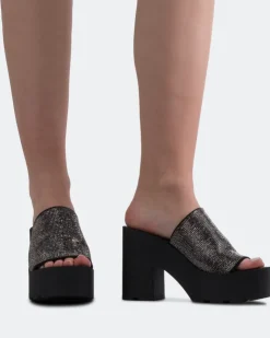 Women L'INTERVALLE Hutton Black Strass
