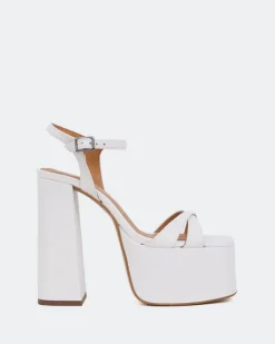 Women L'INTERVALLE Ives White Leather