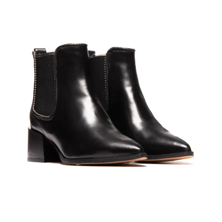 Women L'INTERVALLE Jalna Black Leather